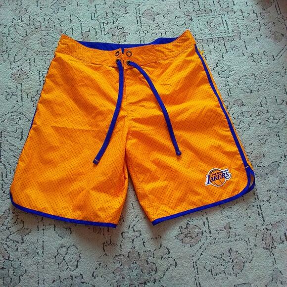NBA Other - NWT NBA LA Lakers Board Shorts Swim Trunks Men Small -Official NBA Licensed